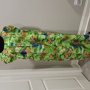 Made In Hawaii Tropical Floral  Muumuu